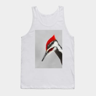 Pileated Woodpecker Portrait Tank Top